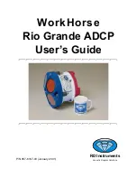 Preview for 1 page of Teledyne RD Instruments WorkHorse Rio Grande ADCP Operation & User’S Manual