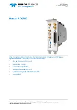 Preview for 1 page of Teledyne SP Devices ADQ7DC Manual