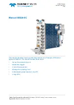 Preview for 1 page of Teledyne SP Devices ADQ8-8C Manual