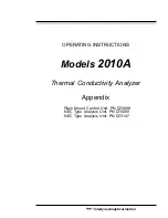 Preview for 105 page of Teledyne 2010A Operating Instructions Manual