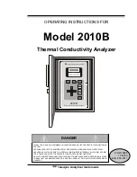 Teledyne 2010B Operating Instructions Manual preview