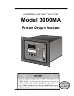 Teledyne 3000MA Operating Instructions Manual предпросмотр