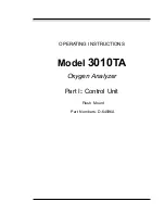 Предварительный просмотр 9 страницы Teledyne 3010TA Operating Instructions Manual