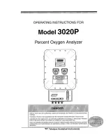 Teledyne 3020P Operating Instructions Manual preview