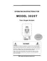 Teledyne 3020T Operating Instructions Manual preview