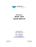 Teledyne 465M User Manual preview