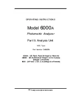 Preview for 59 page of Teledyne 6000A Operating Instructions Manual