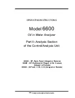 Preview for 61 page of Teledyne 6600 Operating Instructions Manual