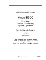 Preview for 87 page of Teledyne 6600 Operating Instructions Manual