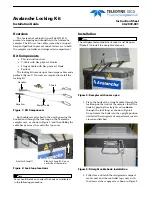 Предварительный просмотр 1 страницы Teledyne Avalanche Locking Kit Installation Manual