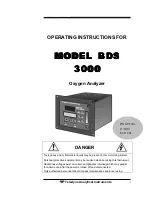 Preview for 1 page of Teledyne BDS 3000 Operating Instructions Manual