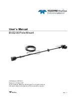 Предварительный просмотр 1 страницы Teledyne BlueView BV3200 User Manual