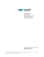 Preview for 131 page of Teledyne CD14 User Manual