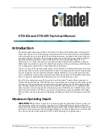 Предварительный просмотр 7 страницы Teledyne Citadel CTD-ER Technical Manual