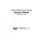 Preview for 3 page of Teledyne CP030 Operator'S Manual