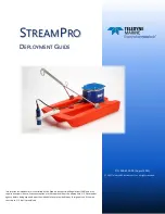 Teledyne Everywhereyoulook STREAMPRO Deployment Manual preview