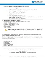 Preview for 10 page of Teledyne Frontline Sodera Quick Start Manual