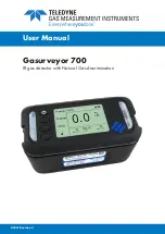 Preview for 1 page of Teledyne Gasurveyor 700 User Manual