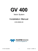 Teledyne GV 400 Installation Manual preview