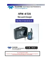 Teledyne HPM 4 Instruction Manual preview