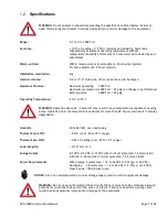 Preview for 7 page of Teledyne HVG-2020A Instruction Manual