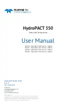 Teledyne HydroPACT 350 User Manual preview