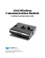 Teledyne ISCO 2102 Installation And Operation Manual preview