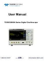 Teledyne LeCroy T3DSO2000A Series User Manual preview