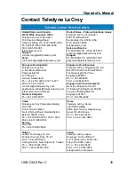 Preview for 41 page of Teledyne LSIB-1 Operator'S Manual