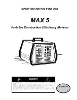 Предварительный просмотр 1 страницы Teledyne Max 5 Operating Instructions Manual