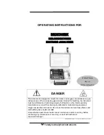 Preview for 1 page of Teledyne Mixchek Operating Instructions Manual