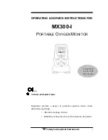 Preview for 1 page of Teledyne MX300-I Operating/Service Instructions Manual