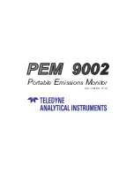 Preview for 1 page of Teledyne PEM 9002 Instruction Manual