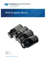 Teledyne PIXIS-XF System Manual preview