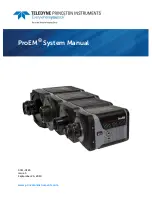 Preview for 1 page of Teledyne ProEM Series System Manual