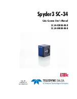 Preview for 1 page of Teledyne Spyder3 SC-34-02K80-00-R User Manual