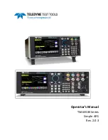 Teledyne T3AWG325X Operator'S Manual preview