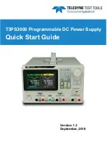 Preview for 1 page of Teledyne T3PS3000 Quick Start Manual