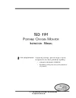 Teledyne TED 191 Instruction Manual preview