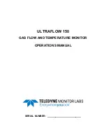 Teledyne ULTRAFLOW 150 Operation Manual preview