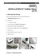 Предварительный просмотр 6 страницы TeleEye DT-103D Installation Manual