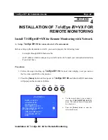 Preview for 26 page of TeleEye III+ VX Series Installation Manual