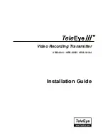 Preview for 1 page of TeleEye III+ Installation Manual