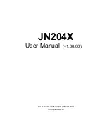 Preview for 1 page of TeleEye JN204X User Manual