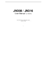 Предварительный просмотр 1 страницы TeleEye JN308 User Manual