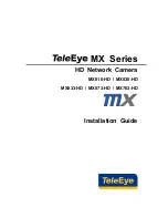 TeleEye MX763-HD Installation Manual предпросмотр