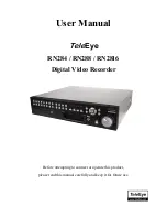 Предварительный просмотр 1 страницы TeleEye RN2816 User Manual