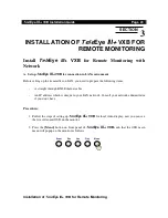 Preview for 26 page of TeleEye VXB-1604 Installation Manual