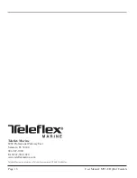 Preview for 16 page of Teleflex Marine MV3-E Series Installation And Operation Manual