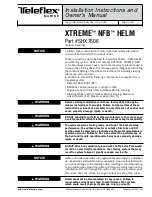 Preview for 1 page of Teleflex Marine XTREME NFB HELM Installation Instructions And Owner'S Manual